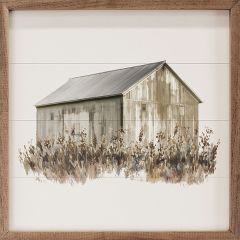 Autumn Barn Framed Wall Art