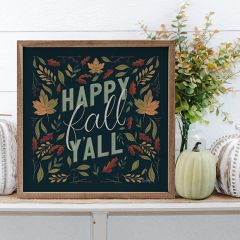 Autumn Sayings I v2 Fall By Becky Thorns Framed Sign