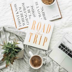 Axel and Ash Life's A Roadtrip Journal White