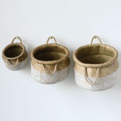 Seagrass Belly Basket Set of 3