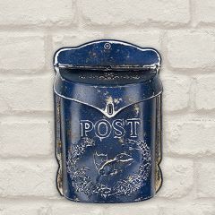 Embossed Tin Post Letter Box