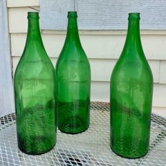 Gorgeous Green Glass Bottle