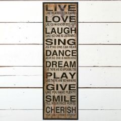 “Live Love Laugh” Wall Decor