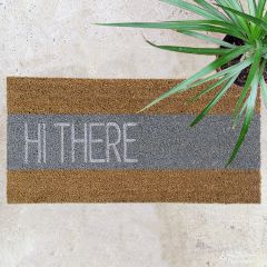 Hi There Coir Welcome Mat