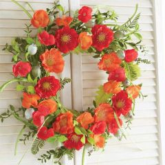 Pretty Poppy Wreath