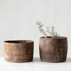 Found Reclaimed Wood Container