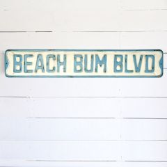 Beach Bum Blvd Decorative Street Sign