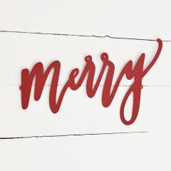 Merry Holiday Word Wall Sign