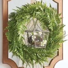 Faux Fern Wreath