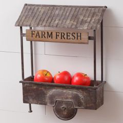 Farm Fresh Market Cart Wall Decor
