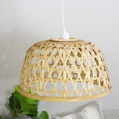 Basket Covered Pendant Light