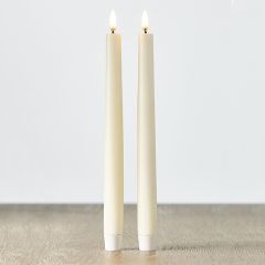 Battery Operated Taper Candle Set of 2