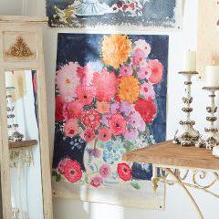 Bold Floral Paper Wall Art