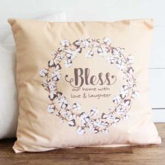 Bless Our Home Throw Pillow
