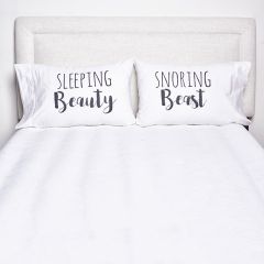 Beauty And Beast Couple Pillowcase Set