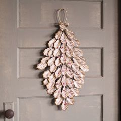Holly Leaves Seasonal Door Hanger