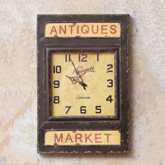 Antiques Market Wall Clock