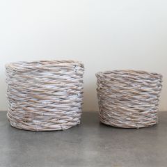 Handwoven Arurog Baskets Set of 2