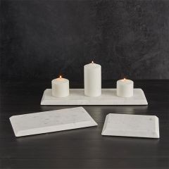 Beautiful Accents Marble Candle Stand