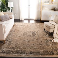 Beautifully Beige Patterned Area Rug
