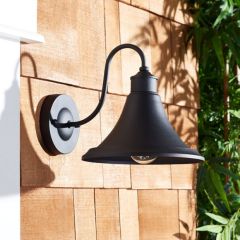 Bell Shaped Outdoor Wall Sconce Set of 2