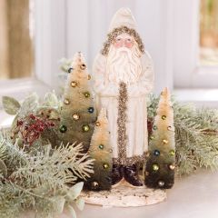 Belsnickle Santa With Trees and Tinsel