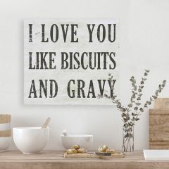 Biscuits and Gravy Wood Wall Decor