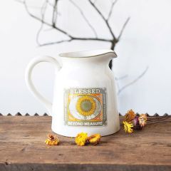 Blessed Stoneware Pitcher
