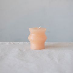 Blush Pillar Candle 3 Inch