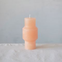 Blush Totem Pillar Candle 6 Inch