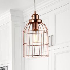 Bold And Modern Caged Pendant Light