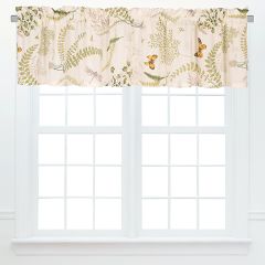 Botanical Fern Print Curtain Valance
