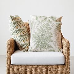 Botanical Print Accent Pillows Set of 2