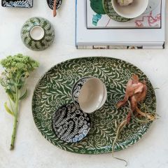 Botanical Stoneware Serving Platter