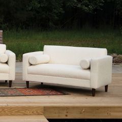 Boucle Upholstered Loveseat