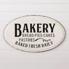 Breads Pies Cakes Metal Bakery Sign