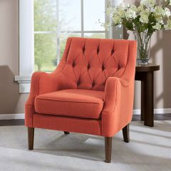 Bright Accents Button Tufted Armchair