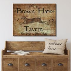 Brown Hare Tavern Canvas Wall Art