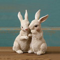 Bunny Pair Figurine