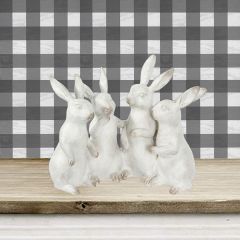 Bunny Quartet Figurine