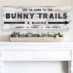 Bunny Trails Canvas Wall Art