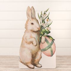 Bunny with Eggs And Flowers Dummy Board