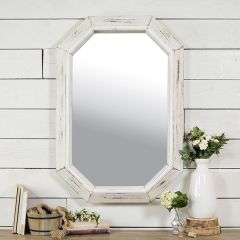 Farmhouse Wooden Wall Mirror