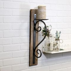 Rustic Elegance Candle Sconce