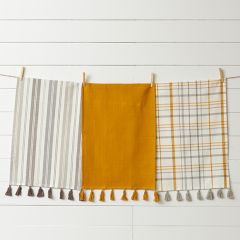 Bright With Neutral Tea Towel Set of 3