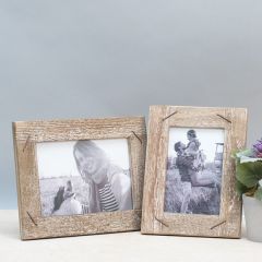 Nail Accent Wood Frame