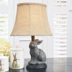 Rabbit Lamp on Round Base