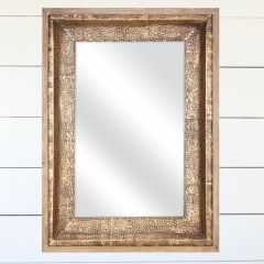 Textured Frame Wall Mirror