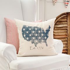 USA Stars Accent Pillow Cover