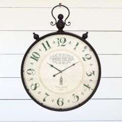 Cherish The Time Wall Clock